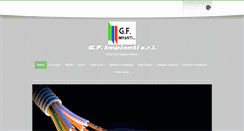 Desktop Screenshot of gf-impianti.com